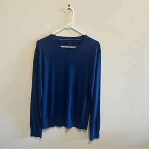 Banana Republic Royal Blue V-Neck Sweater